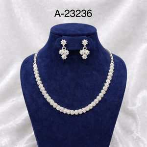 2024 Best Buy Indian Inspired African Fashion Copper Alloy Gold/Silver Plated <b>Crystal</b>/Rhinestone <b>Set</b> Women Vintage Wedding - Product Image 1