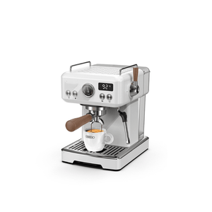 Macchina per Espresso PSH10Plus-WH 20 Bar, Macchina da Caffè Semi-Automatica, Preparazione a Freddo/Caldo 95°C, Vapore 135°C, Caffè Macinato 58mm - Product Image 1