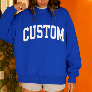 Sweat-shirt ample pour femme, col montant, coupe oversize, tissu confortable, vêtement d'hiver tendance - Product Image 2
