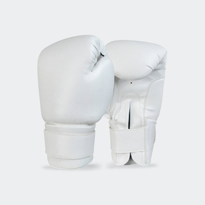 Gants de boxe professionnels en cuir à lacets 10 oz pour Muay Thai, Kickboxing, MMA, Sparring et Entraînement – Légers et Respirants - Product Image 1