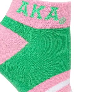 Green Pink Color <b>Block</b> Ankle Socks Soft Cotton Casual Socks Striped Design Comfortable Everyday Footwear Fashion Socks - Product Image 6