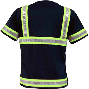 Vêtements à haute visibilité, sécurité au travail, t-shirt à manches courtes, t-shirt de travail réfléchissant, t-shirt de sécurité réfléchissant pour le travail - Product Image 2