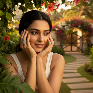 Beautiful Designer Silver <b>Adjustable</b> <b>Ring</b> With Diamonds Modern Jewelry 925 Sterling Silver <b>Rings</b> for Bride and Girls Wear - Product Image 5