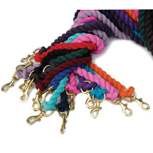 High-Strength <b>Horse</b> Cotton <b>Lead</b> <b>Rope</b> Heavy-Duty <b>Lead</b> with Brass/Steel Snap Hook, Soft and Comfortable Grip - Product Image 3
