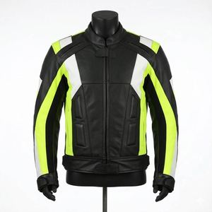 MGenuine Unisex Adult <b>Motorcycle</b> Racing Leather <b>Jackets</b> Plus Size Flame-Retardant Waterproof CE Armoured Motorbike <b>Jacket</b> - Product Image 1