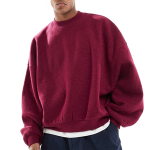 OEM Custom <b>Men</b> <b>Pullover</b> Sweatshirt Premium Cotton Fleece Crew Neck Sweatshirt Best Selling Winter Fashion Wear - Product Image 4