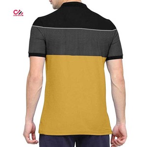 Polo à manches courtes pour homme, coupe classique, design uni avec poche, tissu Oxford respirant, coloris contrastés - Product Image 4