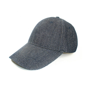Wholesale 100% Cotton Custom Logo Washed Vintage Jeans Baseball Hats Fashion Unisex 6-Panel Denim Dad Hats - Product Image 4