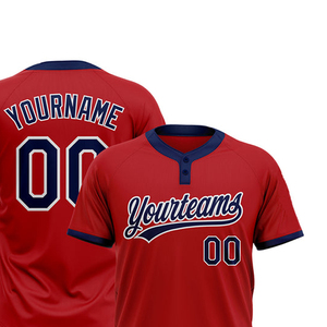 High Quality Baseball Jersey Uniform Blank Custom Adults Wholesale Breathable Plus Size Men's 100% <b>Polyester</b> Quick Dry <b>T</b> <b>Shirts</b> - Product Image 6