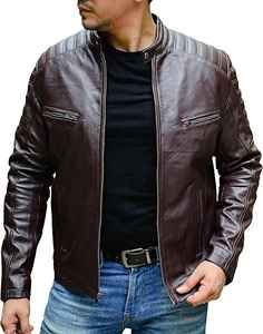 Veste d'hiver unisexe en cuir de haute qualité, imperméable, coupe-vent, respirante, personnalisable, style urbain tendance - Product Image 3