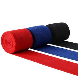Bandages de boxe élastiques semi-extensibles pour hommes, bandages de Muay Thai, sangles de poignet avec équipement de boxe pour hommes. - Product Image 5