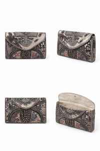 Bolso de Mano de Lujo Hecho a Mano con Cuentas, Cuadrado, Media Luna, Elegante, para la Noche, con Anillo, Lentejuelas, Forro de Algodón, para Mujer, Diseño de Diseñador, para Boda - Product Image 4