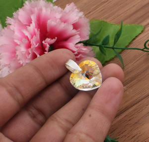 Pendentif en zircon mystique, argent sterling 925, plaqué platine vintage, collier avec pierre précieuse arc-en-ciel, charme unisexe, bijoux fins en gros - Product Image 2