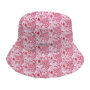 Chapeau Bob Femme en Coton Lavé Style Hip Hop Tendance Célébrité Imprimé à la Main QBH003 Vente en Gros - Product Image 4