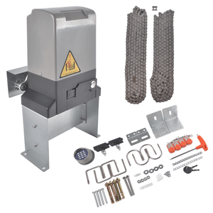 Operatore per Cancello Scorrevole Automatico Stile Industriale, Kit Moderno in Alluminio con Telecomando e Tastiera Wireless, Apricancello Motorizzato - Product Image 5