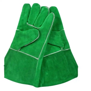 Gants de soudage en cuir de vachette pleine fleur certifiés CE 11 oz, avec manchette de sécurité, antidérapants, durables, résistants à la chaleur et aux étincelles, pour la lutte contre les incendies - Product Image 3