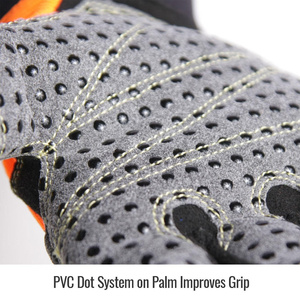 ถุงมือช่างซ่อมบำรุงอุตสาหกรรม TPR ป้องกันแรงกระแทก ทนน้ำมันและแก๊ส ออกแบบโลโก้ได้ตามต้องการ หนังสังเคราะห์ ขายดี - Product Image 5