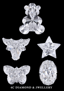 Diamante Cultivado en Laboratorio con Forma de Mariposa Real, 1-5 CT, Corte Fantasía CVD/HPHT, Color D, Perforado con Láser, Joyería Personalizada SHRILIKE JEWEL - Product Image 2