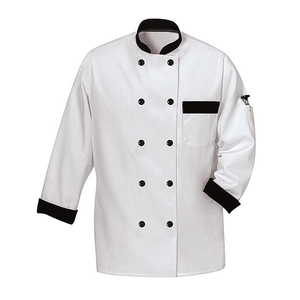 Chaqueta de Chef Unisex de Diseño OEM, Transpirable, de Poliéster y Algodón, Hecha a Medida, para Cocina, Restaurante, Trabajo, Hotel, Cafetería - Product Image 5