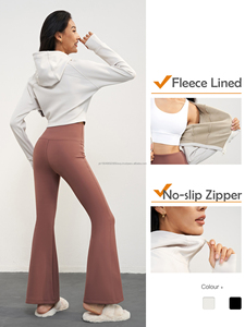 Ladies <b>Black</b> Zip Hoodie Solid Color Warm Womens Sports Jacket Hoodies Winter Gym Fitness Workout Jacket <b>for</b> Women With Zipper - Product Image 2