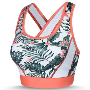 Sujetador deportivo con tirantes y espalda cruzada para mujer, inalámbrico, acolchado, transpirable, top corto para gimnasio, tendencia en el mercado de EE. UU. y Europa - Product Image 6