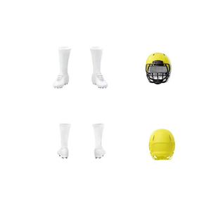 Uniforme de Fútbol Americano Personalizado 100% Poliéster, Cuello en V, Diseño Único, Conjuntos al por Mayor, Tallas Grandes, Ambiente de Equipo Nocturno - Product Image 6
