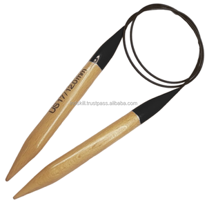 Agujas de tejer circulares fijas de primera calidad para tejer en redondo suave y sin complicaciones. Perfecto para tejedores principiantes experimentados. - Product Image 5