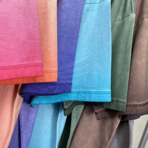 เสื้อยืดแฟชั่นสำหรับใส่กลางแจ้ง สีซีดสไตล์วินเทจ ลำลองสำหรับฤดูร้อน ผู้ชาย ผ้าฝ้าย 100% ระบายอากาศได้ดี คุณภาพสูง มีหลายแบบให้เลือก - Product Image 5