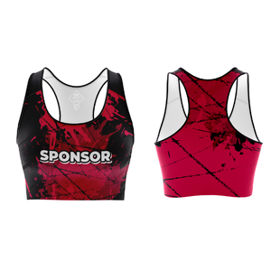 Sujetador deportivo para mujer de nailon acolchado de alto soporte sin costuras para gimnasio, entrenamiento, correr, logotipo personalizado OEM - Product Image 6