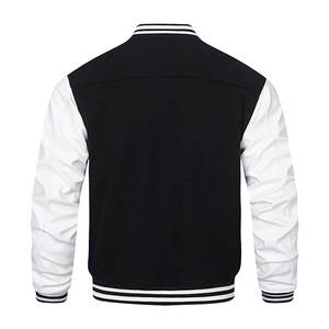 Mens Varsity <b>Jacket</b> Faux Leather Sleeve Letterman Boys College Baseball <b>Jacket</b> Casual Streetwear Fashion <b>Jacket</b> Comfortable - Product Image 3