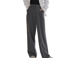 Nouvelle Arrivée Pantalon Décontracté Femme Taille Haute Anti-Plis Élastique 100% Coton Respirant Écologique pour l'Été - Product Image 4