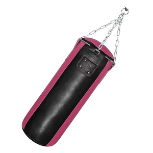 Saco de boxeo de cuero para fitness, colgante, relleno, venta al por mayor de fábrica a precio mayorista - Product Image 3