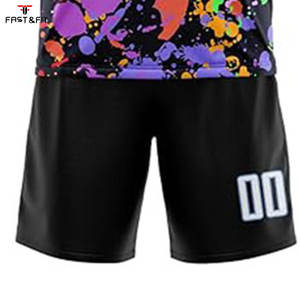 Maillot de football à manches courtes en coton personnalisé par sublimation pour hommes adultes, séchage rapide, respirant, uniforme d'équipe - Product Image 5