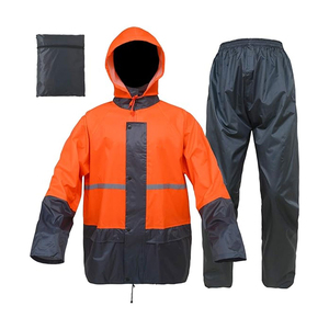 Rain Suit Professional Waterproof Rain <b>Jacket</b> and Pants Set Lightweight Outdoor Wear OEM Bulk Supply - Product Image 1