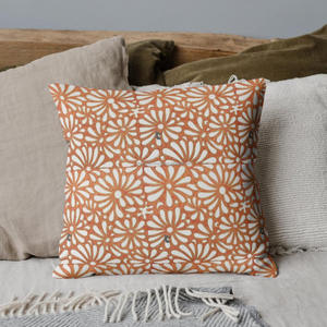 Funda de Almohada Decorativa con Estampado Étnico Hecho a Mano, 20x20, Funda de Almohada Decorativa Ligera y Ecológica para Sofá - Product Image 3