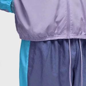 Vêtements de sport pour hommes personnalisés de haute qualité, ensemble de jogging en pur coton, tenue technique de course à pied en deux pièces, veste coupe-vent - Product Image 3