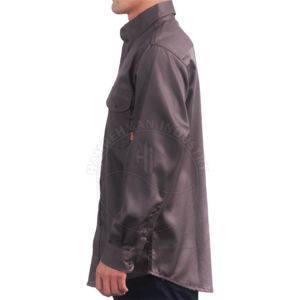 Clothing Working <b>Shirt</b> 100% Cotton <b>Flame</b> Retardant Workwear Unisex Long Sleeve Heavy Duty Welding <b>Shirt</b> 2026 - Product Image 2