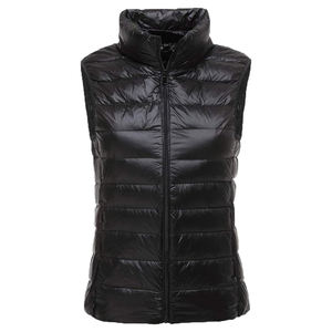 Fashion Winter <b>Black</b> Color Plus Size Plaid Stand Collar Quilted Down Gilet Bubble Puffer Waistcoat <b>men's</b> jackets - Product Image 1