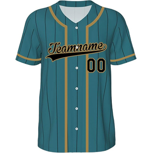 Conjunto de Camisetas de Béisbol y Sóftbol Transpirables 100% Poliéster, Impresión Digital, Secado Rápido, Cuello en V, Manga Corta, Unisex, Ropa de Equipo - Product Image 3