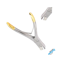 Ciseaux à aiguilles et coupe-fils TC en acier inoxydable de haute qualité 9 pouces, instruments chirurgicaux orthopédiques, manche doré