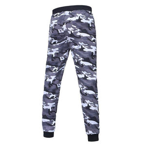 OEM Men's Fleece Camouflaged Color Panel <b>Zip</b>-Up Tracksuit Fashion Streetwear Men's Casual Sportswear Tracksuit Set - Product Image 6