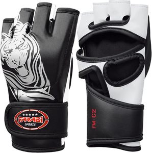 Guantes de MMA de Cuero PU Personalizados con Palma Abierta para Combate, Sparring, Grappling, Lucha en Jaula, Artes Marciales, Venta al por Mayor Farabi Sports FM-C2 - Product Image 2