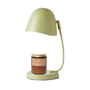 Lámpara Calentadora de Velas Eléctrica Blanca con Portavelas para Uso en Interiores, Aromaterapia, Decoración de Mesa - Product Image 2