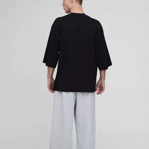 Camiseta de Manga Corta con Cuello Redondo, 100% Algodón, 240g, Talla Grande, Diseño en Blanco para Impresión Digital, Estilo Urbano, Transpirable y Ecológica - Product Image 2