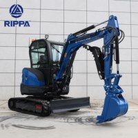 Livraison gratuite Fabricant d'excavatrices EPA Kubota Moteur Petite sur chenilles d'occasion agricole Mini excavatrice à vendre