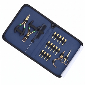 Kit professionnel d'application d'extensions capillaires : Pinces à micro-anneaux, Aiguilles à fil, Pinces de sectionnement, Peigne à separer les mèches, Ciseaux - Product Image 1