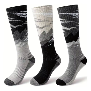 Calcetines Deportivos Personalizados MKB ENTERPRISE para Hombre, Transpirables, de Poliéster, con Rayas, para Atletismo, Running, Gimnasio, Entrenamiento, Senderismo, con Logotipo en el Puño - Product Image 4