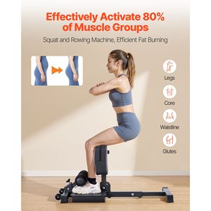 Sistema Home Gym Multifunzione: Panca per Squat Profondi per Allenamento Muscoli Gambe e Core, Facile da Montare e Pieghevole - Product Image 2