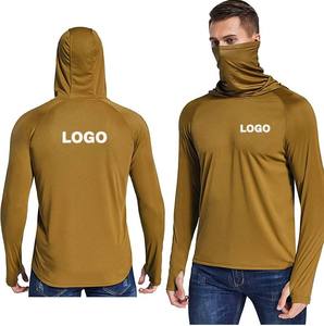 Custom Logo Waterproof Breathable UPF 50 Quick Dry Long-Sleeve <b>Sunscreen</b> Blank Fishing Shirt New Design Adult Stretch Flexible - Product Image 3
