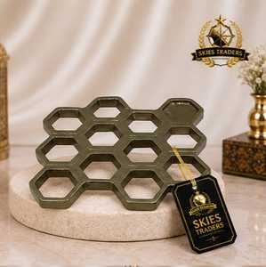 Golden Sunburst Round Metal Trivet Hot Pot Holder Heat Resistant Wire Dish Mat Kitchen Dining <b>Table</b> <b>Protector</b> - Product Image 5